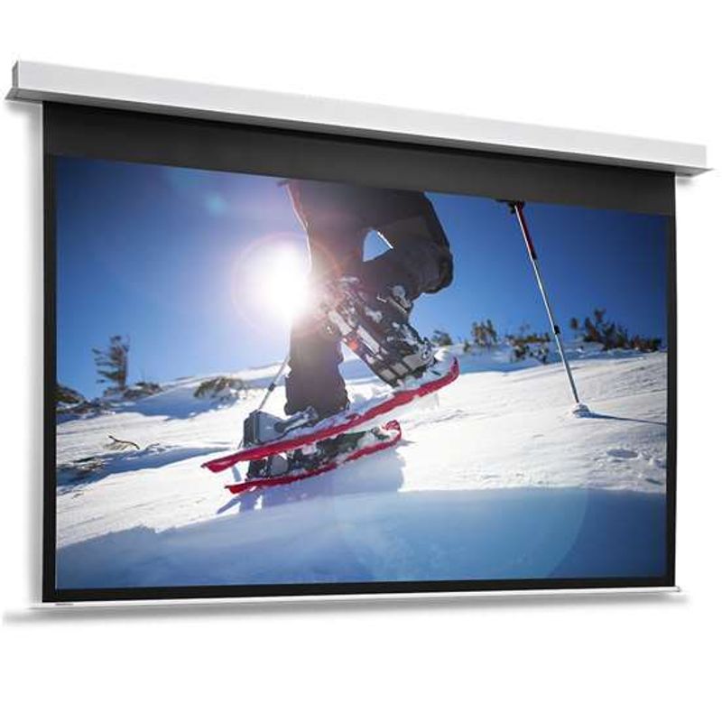 Lerret Motorisert innfelt 16:10, 169x270cm, Standard duk