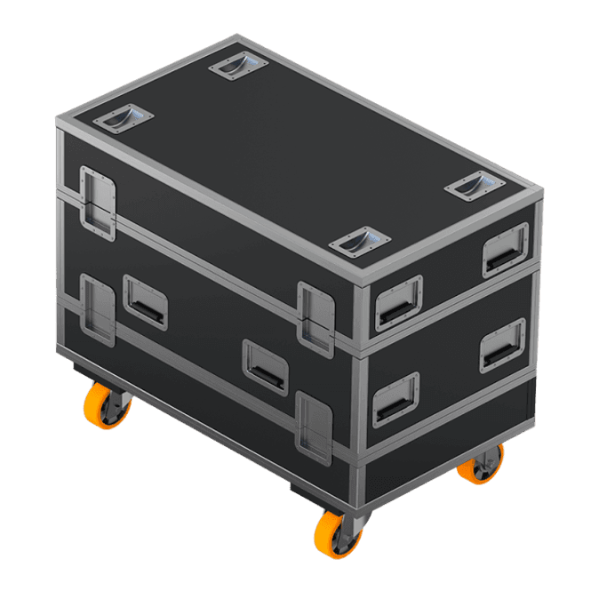 Hovedbilde Modular flight case for 1 K3-BUMP and rigging elements