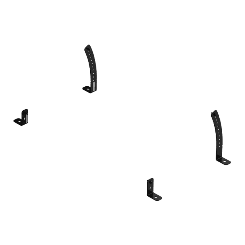 Fastening bracket w/angles f/A15iW (white)