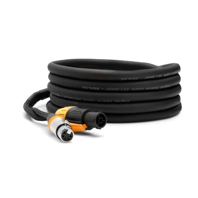 Hovedbilde Hybridkabel DMX TrueCon 1,5mm2 + 5P XLR, 6m