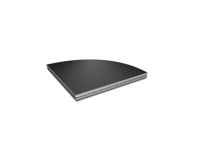 Hovedbilde Sceneel. STANDARD 1/4 sirkel 1x1, HEX Plywood top