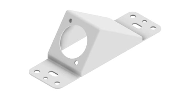 Hovedbilde Nesetipp med 24mm hull for US style bokser, 2 skruer, Hvit