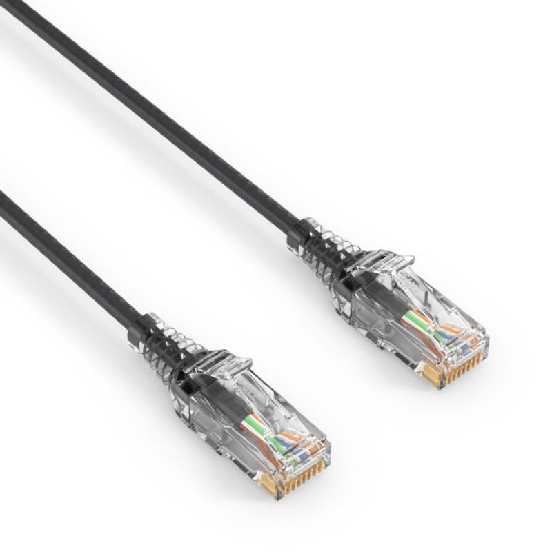 PureLink CAT 6 Patchekabel SLIM - UTP - LSOH 1m Sort